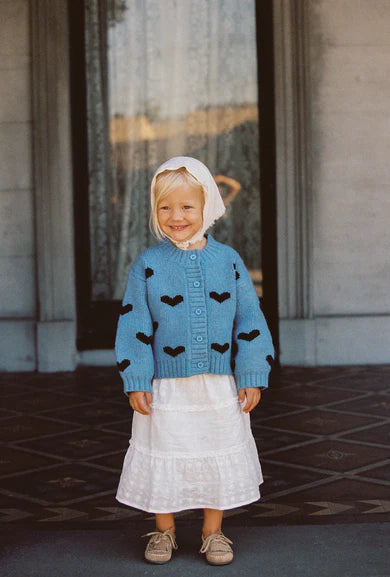 Junior Sweetheart Cardigan | Hearts
