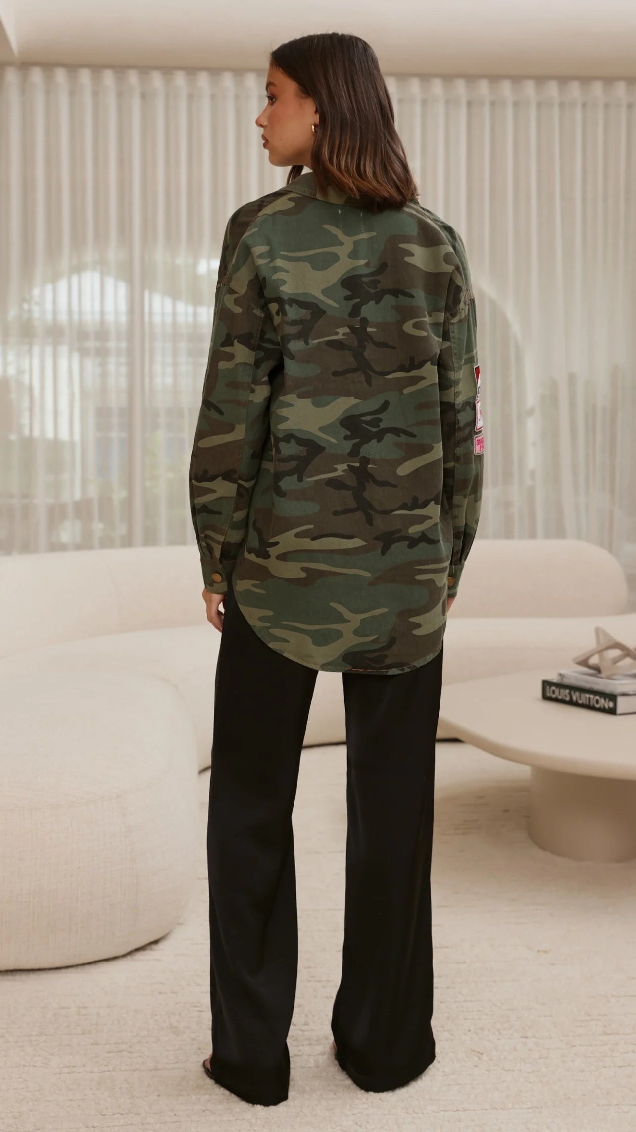 Kennedy Cameo Shacket | Green-4