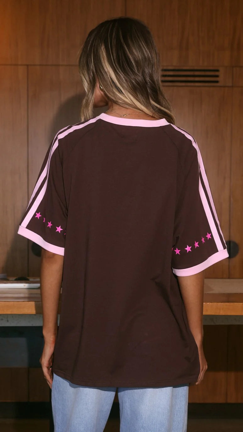 It Aint Luck Tee | Chocolate-3