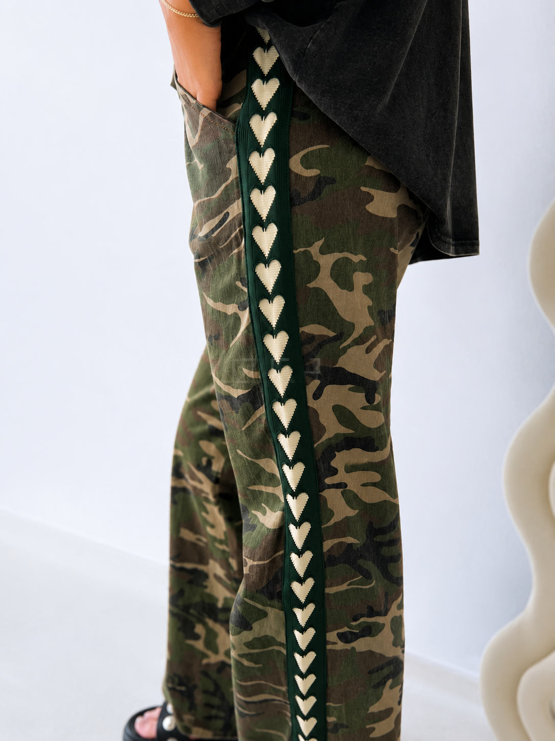 Cameo Choc Star Pant | Green-3