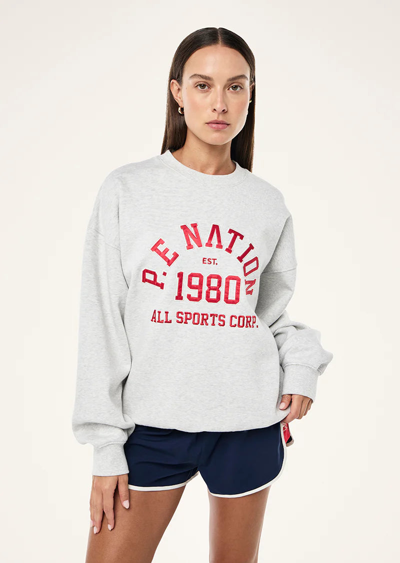 Backspin Sweat | Grey Marle