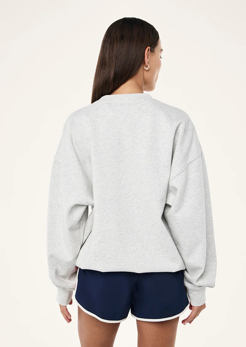 Backspin Sweat | Grey Marle-4