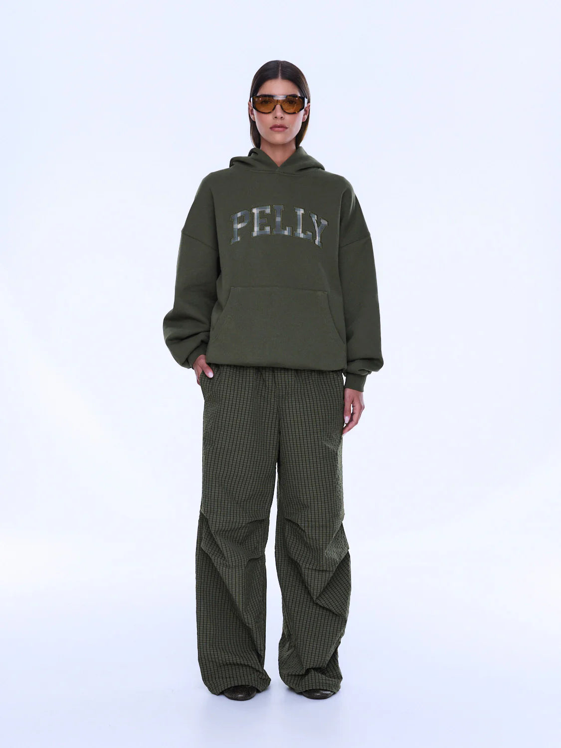 Cassie Oversized Hoodie | Washed Olive