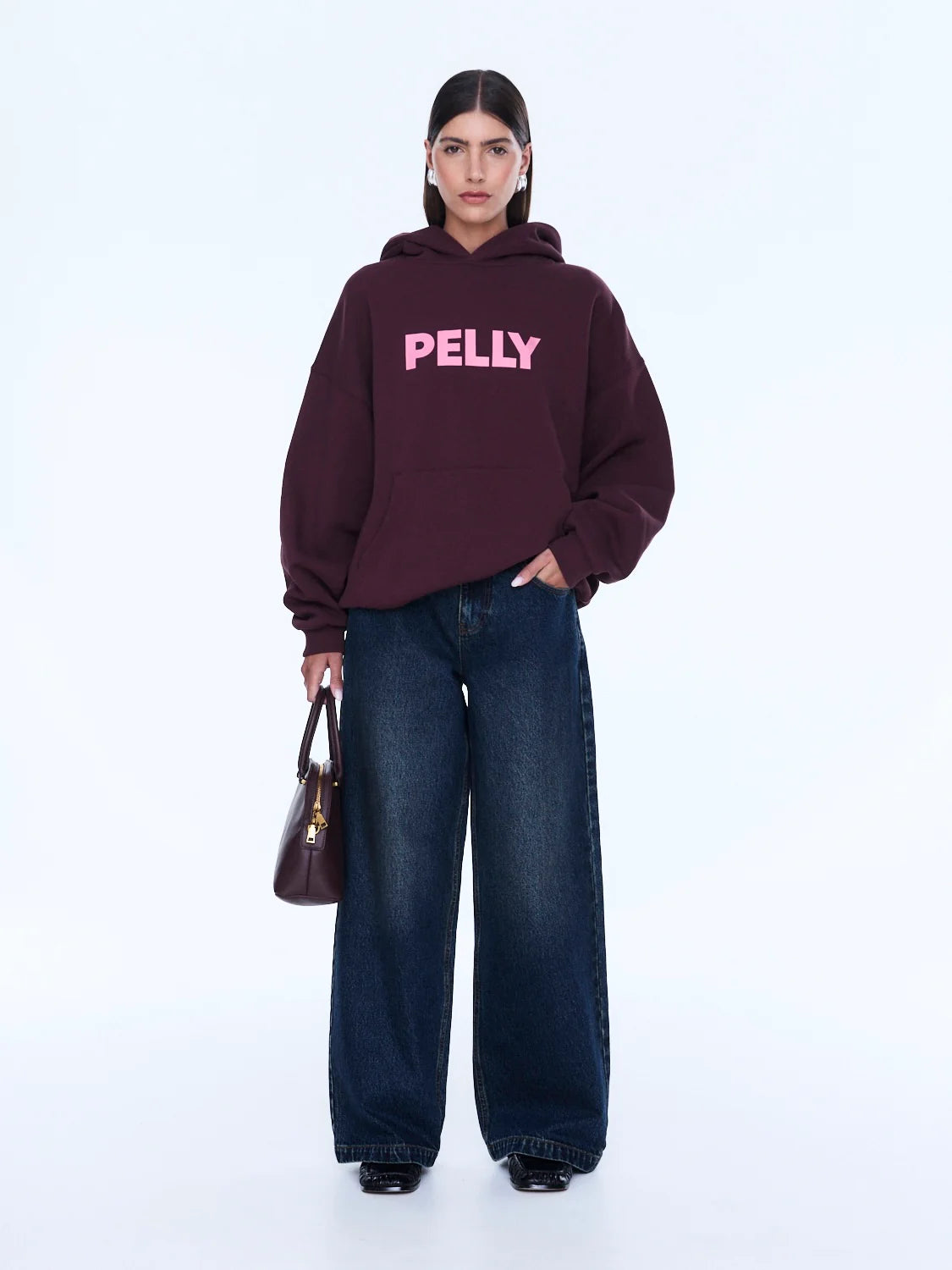Varsity Hoodie | Deep Cherry Red