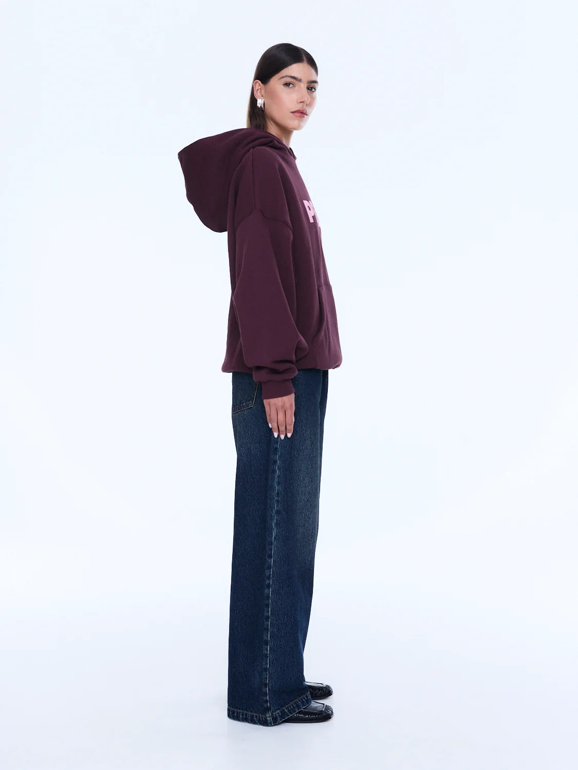 Varsity Hoodie | Deep Cherry Red-2