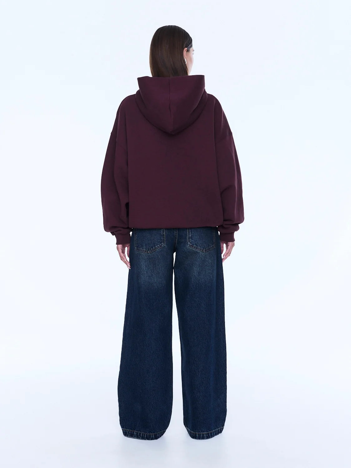 Varsity Hoodie | Deep Cherry Red-3
