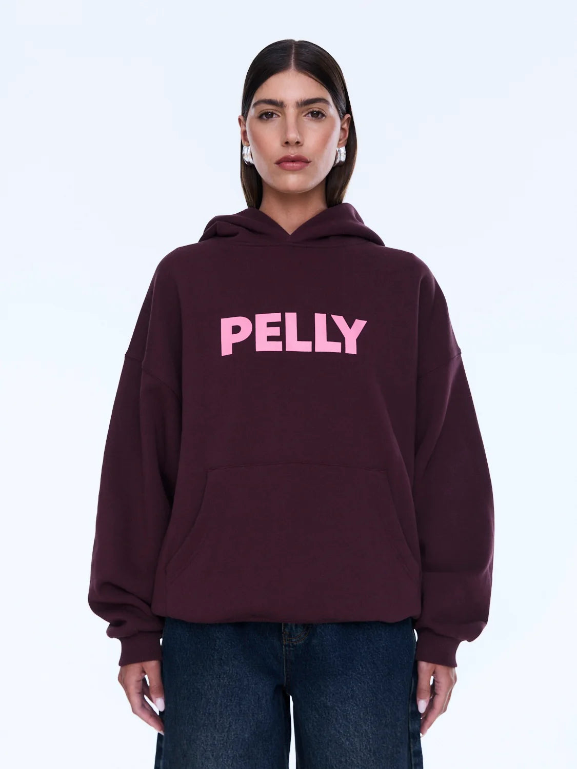 Varsity Hoodie | Deep Cherry Red-4