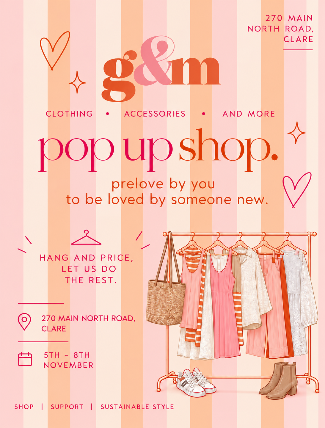 Prelove Pop-Up Shop Rack | CLARE