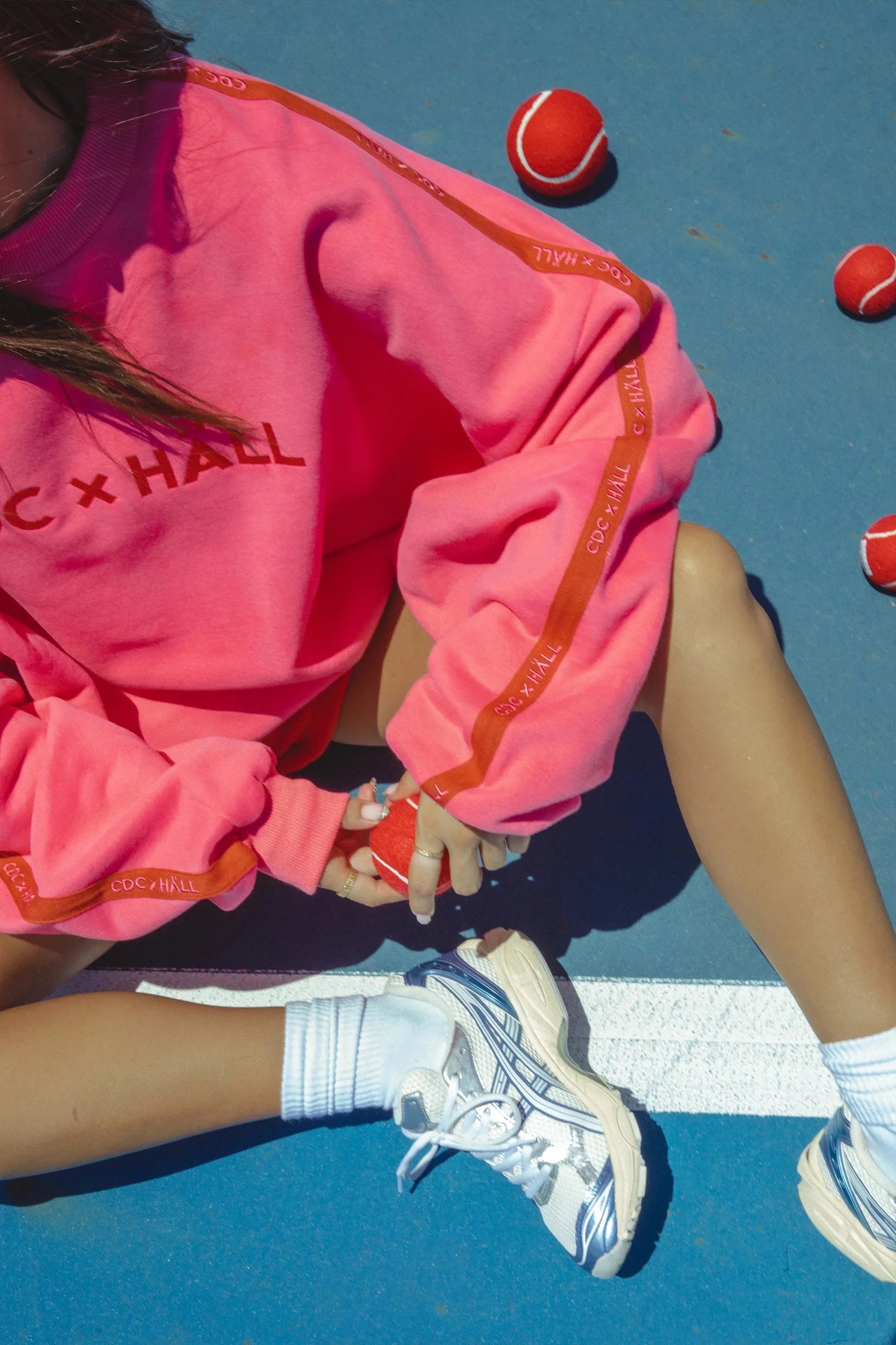 CDC x HALL Cloud Sweater - Peony Pink-2