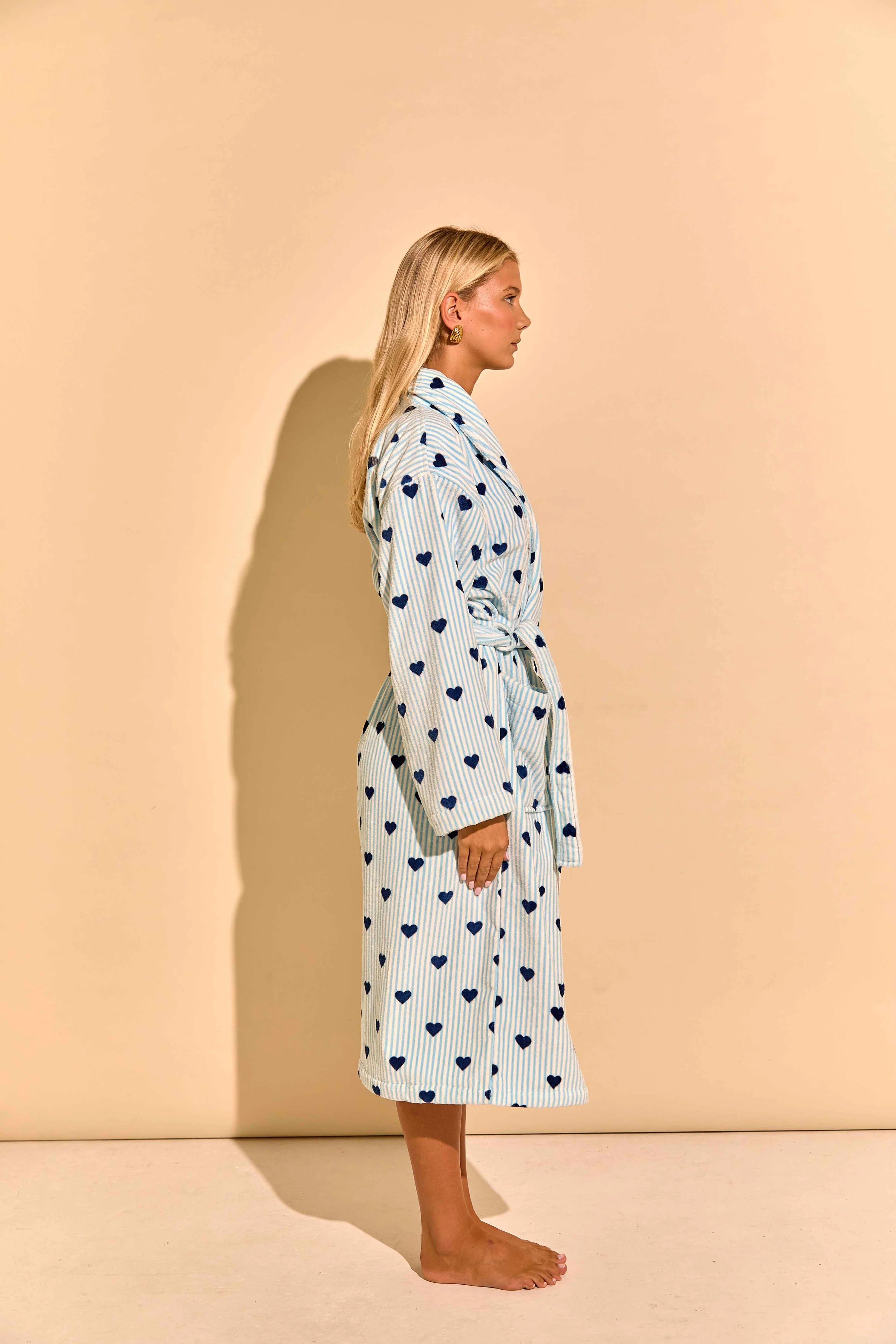 K Juliet Winter Robe | Blue Hearts-7