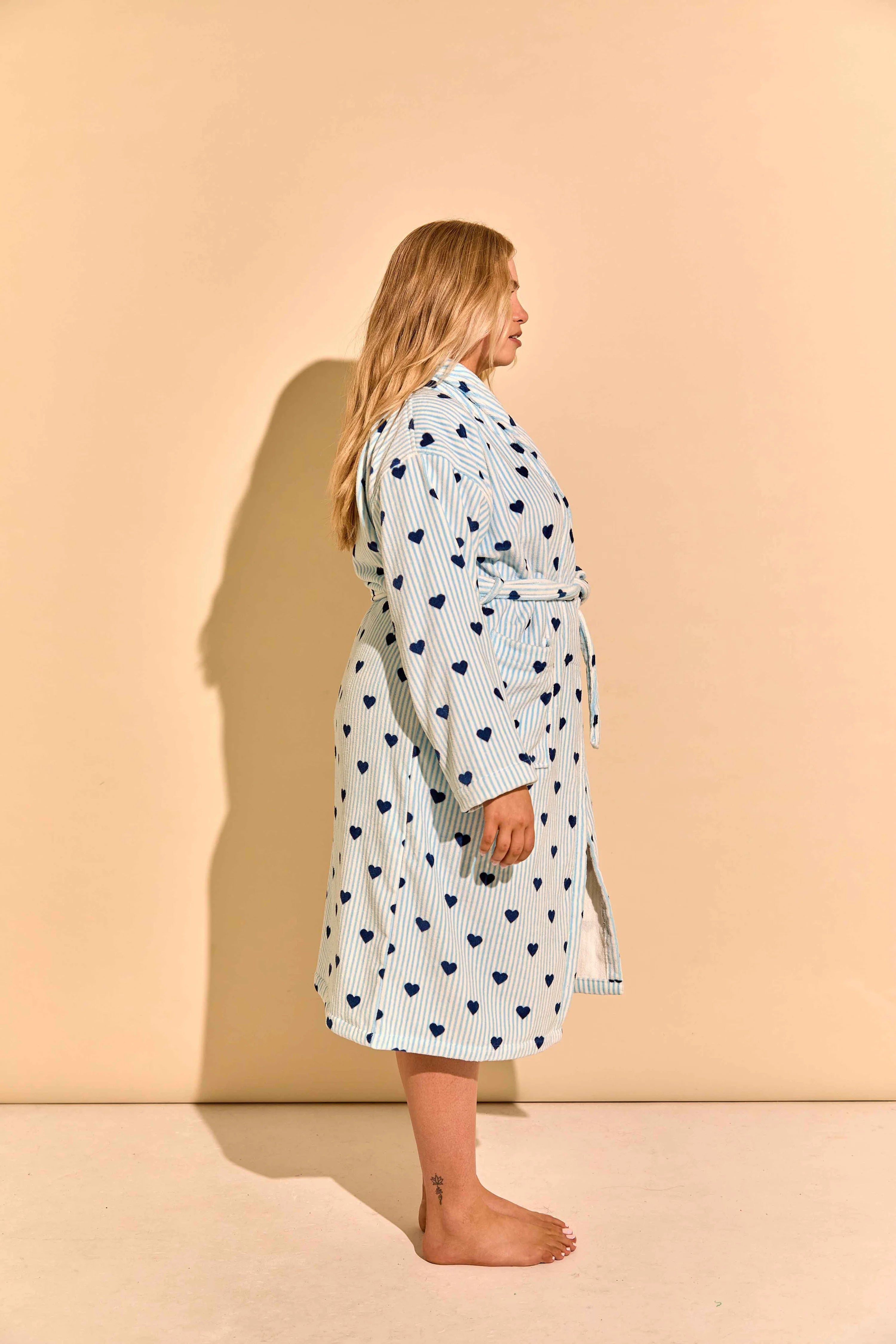K Juliet Winter Robe | Blue Hearts-8