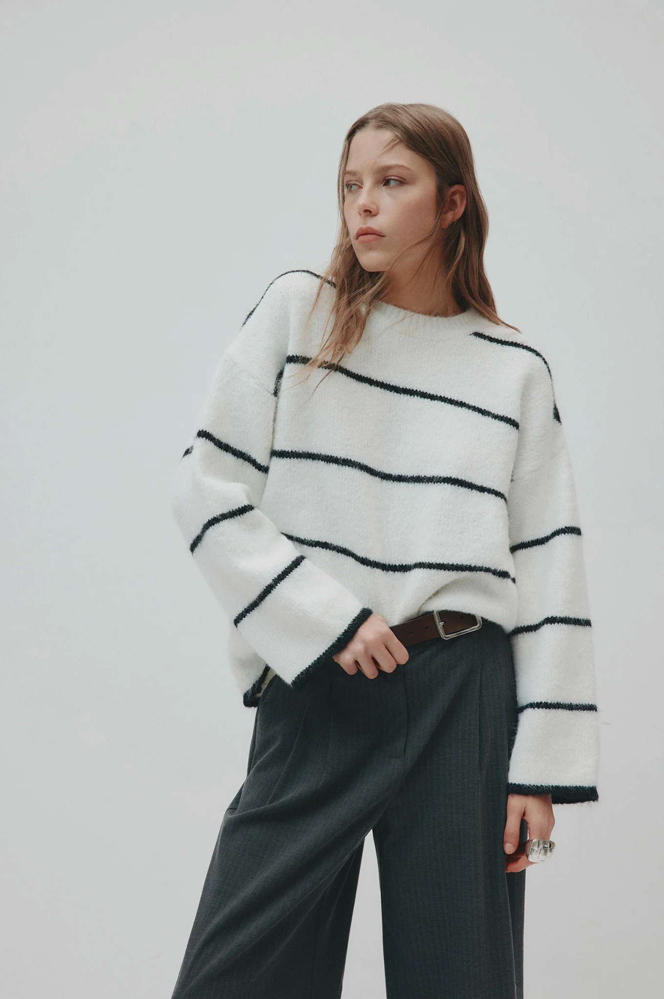 Colter Knit | Black Stripe