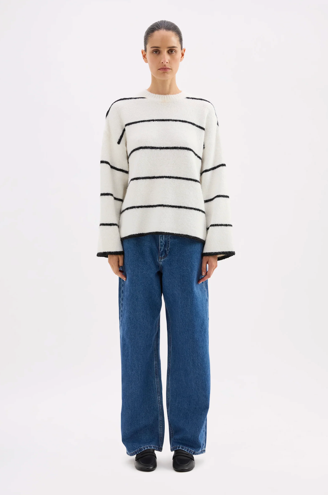 Colter Knit | Black Stripe-2