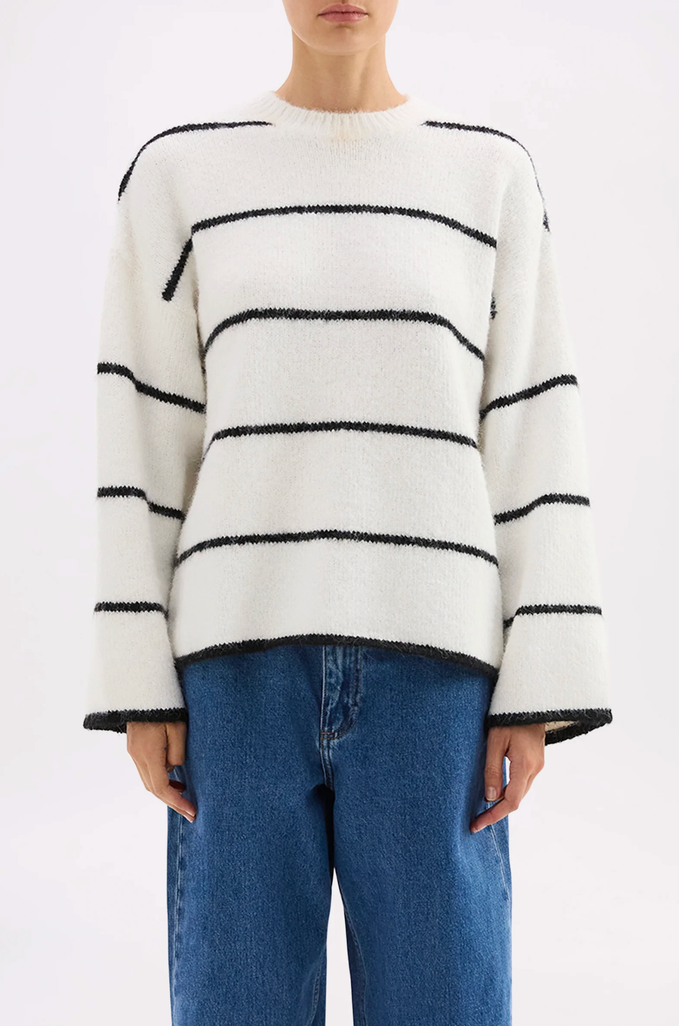 Colter Knit | Black Stripe-3