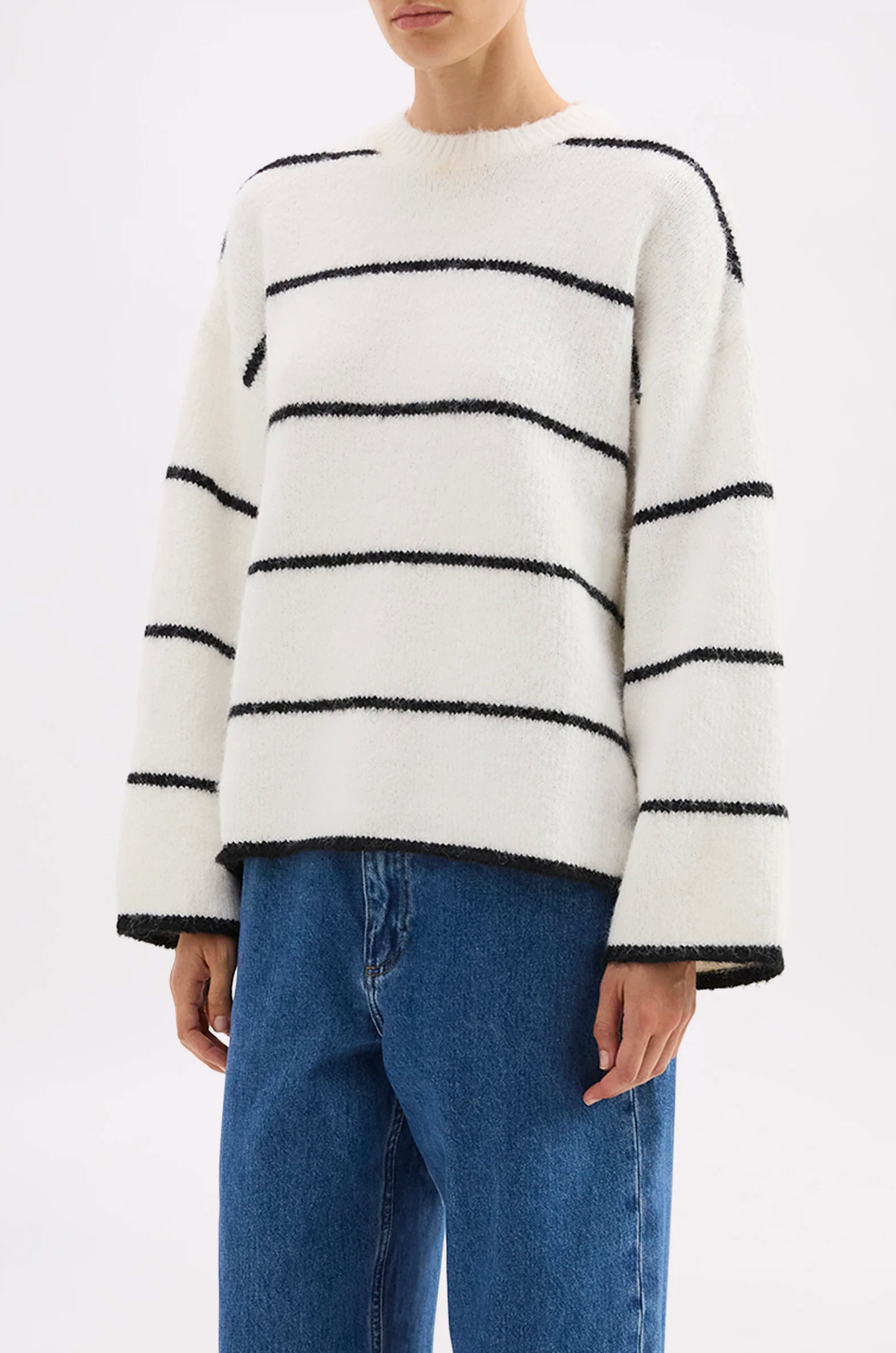 Colter Knit | Black Stripe-4