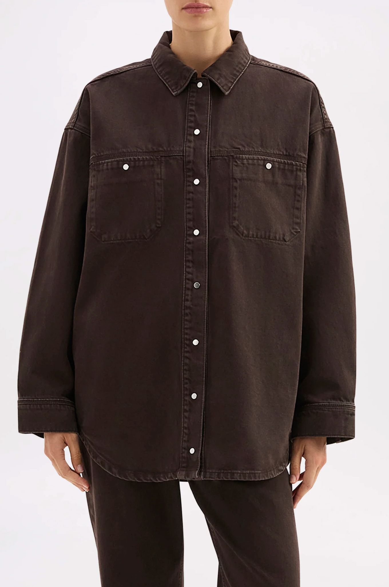 Brax Denim Jacket | Espresso-2