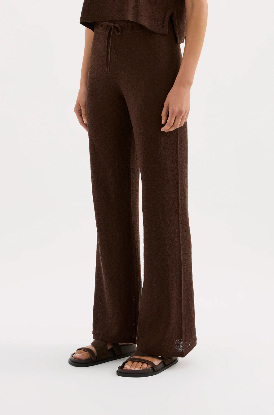 Zosia Knit Pant | Chocolate-3