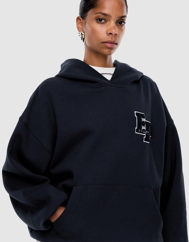 Cassie Oversized Hoodie | Washed Midnight-4